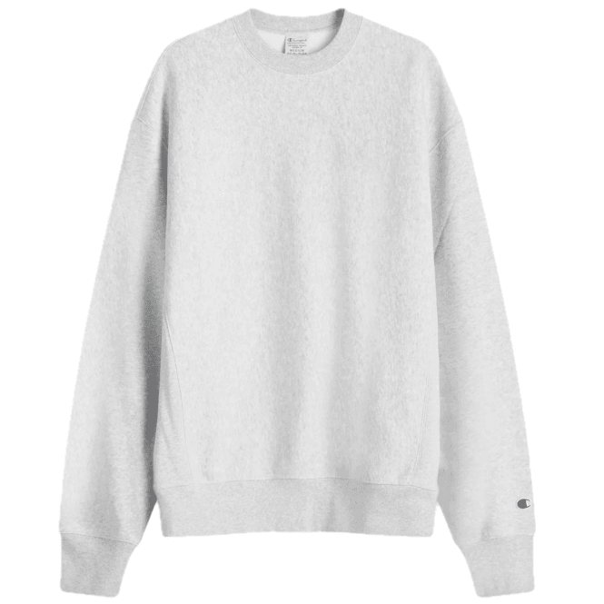 Champion Crew Neck Reverse Weave Sweatshirt - Light Grey