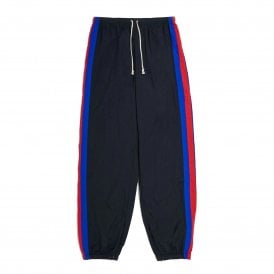 Champion Elastic Cuff Racer Stripe Track Pant in Black