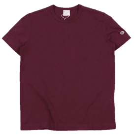 Champion T-Shape Reverse Weave T-Shirt - Burgundy