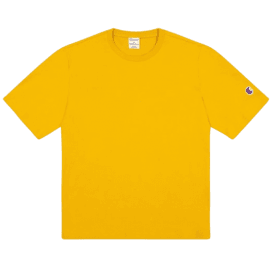 Champion T Shape Reverse Weave T-Shirt - Yellow