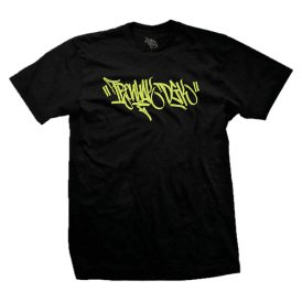 DGK X Ironlak Hands Off (Puff Ink) T-Shirt - Black