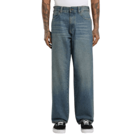 Dickies 958 Baggy Taper Work Jeans Khaki Tinted