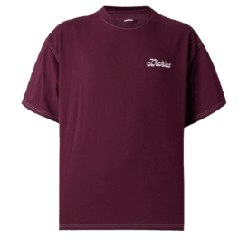Dickies Cornville Ss Tee Maroon