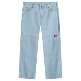 Dickies Dbl Knee Loose Fit Jeans in Vintage Aged Blue