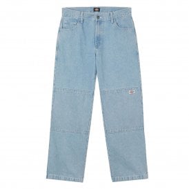 Dickies Double Knee Denim Pant in Light Wash