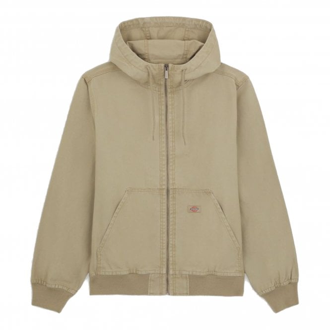 Dickies Duck Canvas Hooded Unlined Jacket in Desert Sand