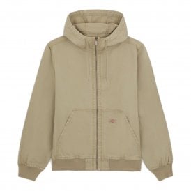 Dickies Duck Canvas Hooded Unlined Jacket in Desert Sand