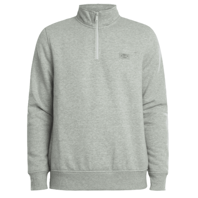 Dickies Oakport Quarter Zip - Heather Grey