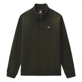Dickies Oakport Quarter Zip in Black