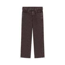 Dickies Springerville Baggy Straight Work Jeans Dark Brown