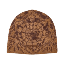 Ed Hardy Black Widow Beanie in Brown