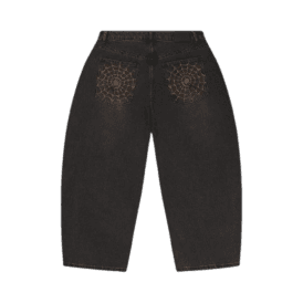 Ed Hardy Drawn By Ed Panelled Balloon Jeans Brown