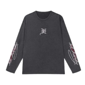 Ed Hardy Flying Twin Dragon Long Sleeve in Black