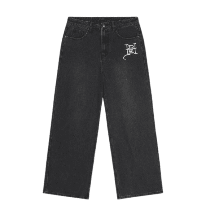 Ed Hardy Gothic Contrast Cross Xxtra in Jeans Washed Black