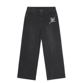 Ed Hardy Gothic Contrast Cross Xxtra in Jeans Washed Black
