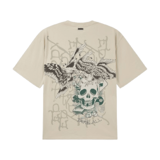Ed Hardy Multi Graphic Relaxed T Shirt Grey
