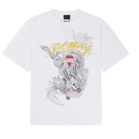 Ed Hardy Storming New York T-shirt in White