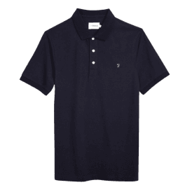 Farah Blanes Short Sleeve Polo Shirt - Black