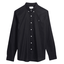 Farah Brewer Long Sleeve Shirt - Black
