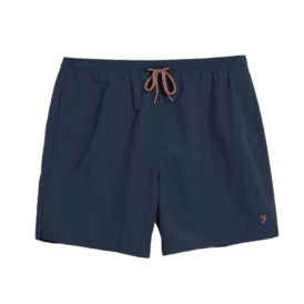Farah Colbert Plain Swim Short in Yale