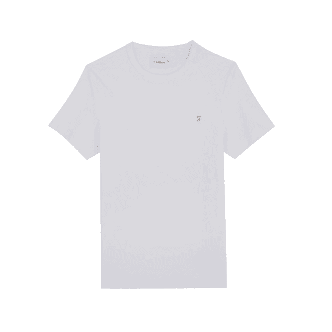 Farah Danny Regular Short Sleeve T-Shirt - White