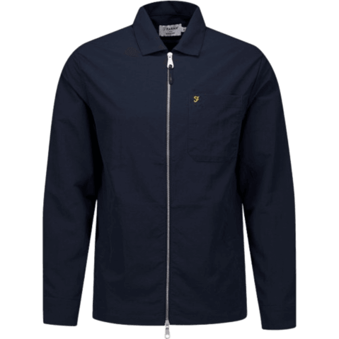 Farah Fintoni Zip Jacket in Navy