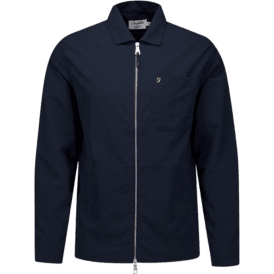Farah Fintoni  Zip Jacket in Navy