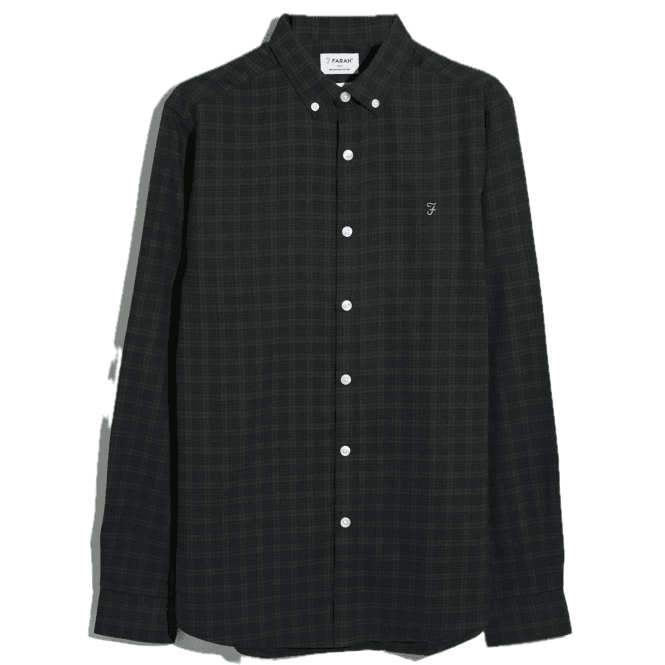 Farah Milners Long Sleeve Shirt - True Navy