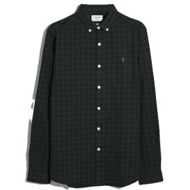 Farah Milners Long Sleeve Shirt - True Navy