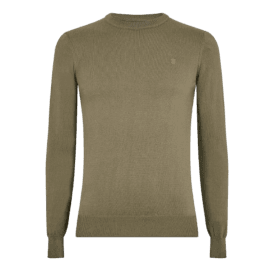 Farah Mullen Merino Wool Jumper Tarragon