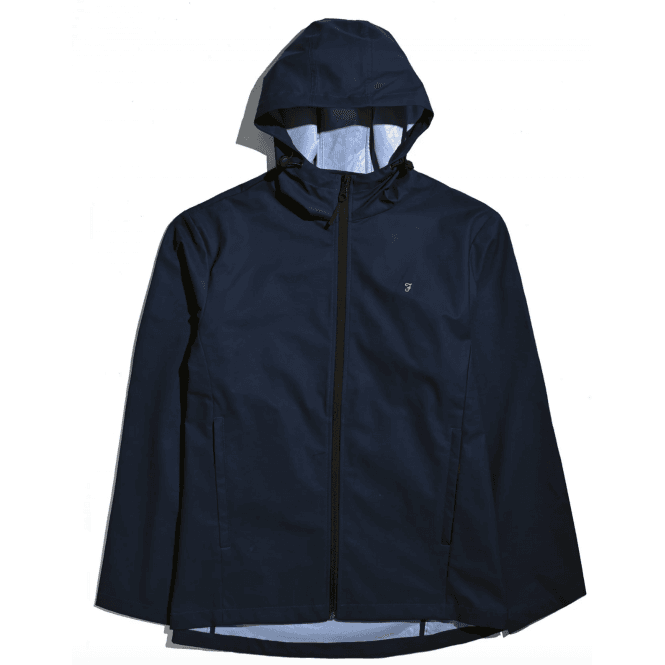 Farah Rhodes Hooded Rainproof Jacket - Yale Blue