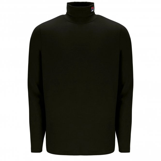 Fila 19th Roll Neck Knit Jumper in Black