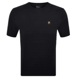 Fila Don Textured Knitted T-shirt Black