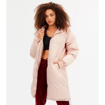 Fila Grace Long Line Puffa Jacket Evening Sand
