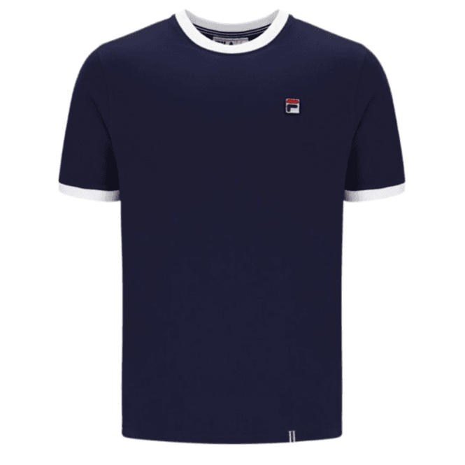 Fila Marconi Ringer T Shirt Fila in Navy/white