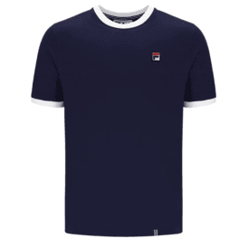 Fila Marconi Ringer T Shirt Fila in Navy/white
