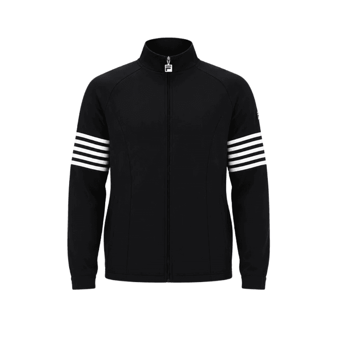 Fila Patrice Cut And Sew Jacket in Black/white