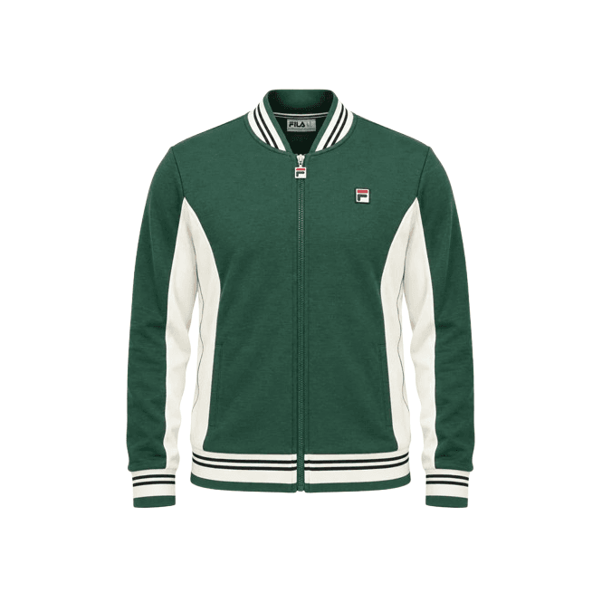 Fila Settanta Baseball Track Jacket Pine Needle/gardenia/black