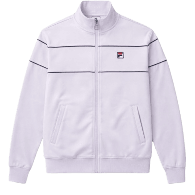 Fila Vittorio Velour Track Top Misty Lilac/fila Navy