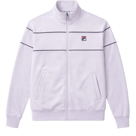 Fila Vittorio Velour Track Top Misty Lilac/fila Navy