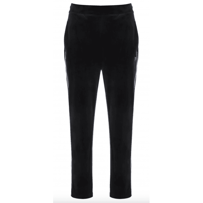 Fila Wella Straight Leg Velour Track Pant - Black