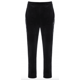 Fila Wella Straight Leg Velour Track Pant - Black