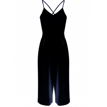 Glamorous Cropped Jumpsuit Black