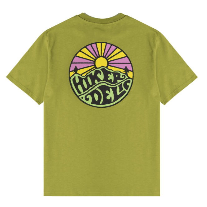 Hikerdelic Original Logo Short Sleeve T Shirt - Lemon Haze