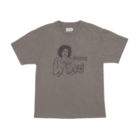 Hoddle Shock Tee in Faded Black