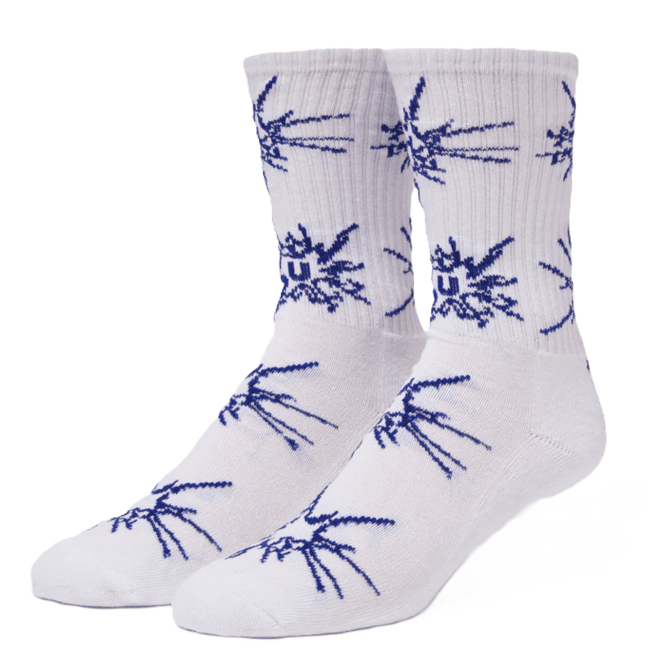 Huf Auto Glass Repair Crew Sock - White