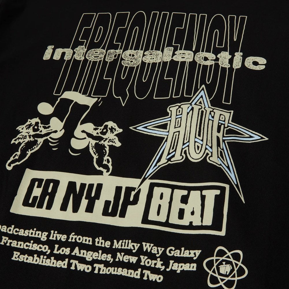 HUF INTERGALACTIC FREQUENCY ZIPデニムジャケットM