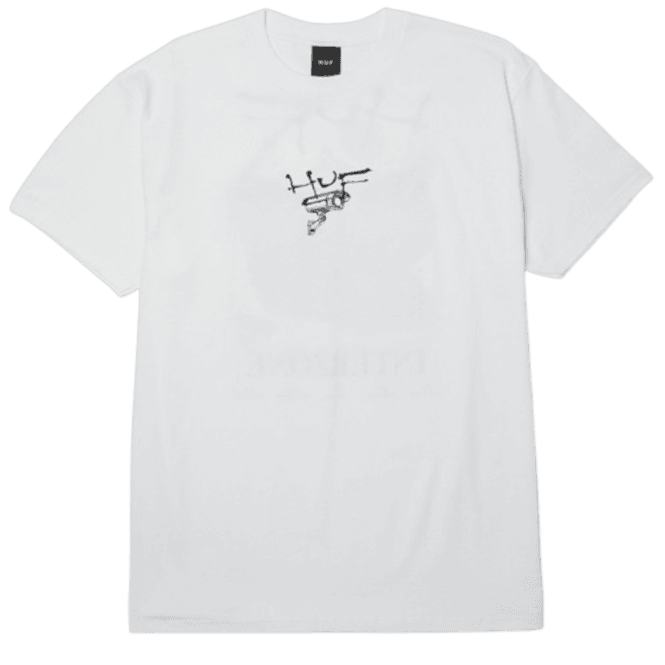 Huf Interzone Ss Tee in White