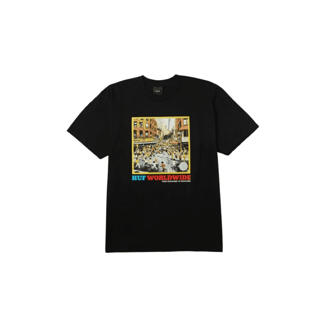 Huf Tales Ss Tee Black