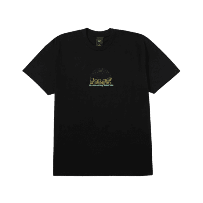 Huf Worldwide Network Ss Tee in Black